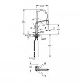 Змішувач для кухні з гнучким виливом Grohe Concetto new (31491000) - Фото 2